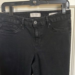 Jessica Simpson Women’s Kiss me super skinny black jeans